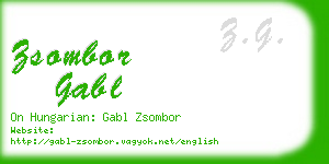 zsombor gabl business card